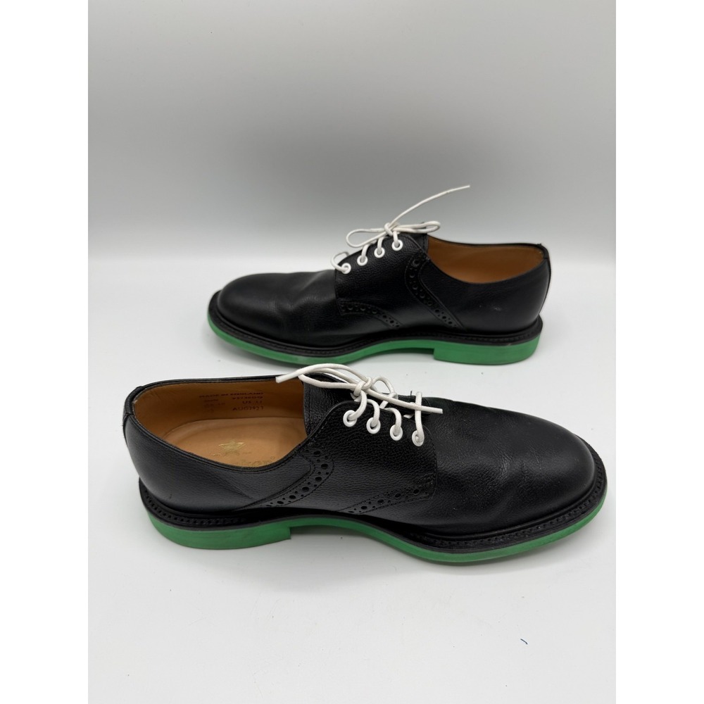 Heineken Black Brogue Derby Shoes heineken 9523BGQ Mens US 11 Pre-Owned No Box